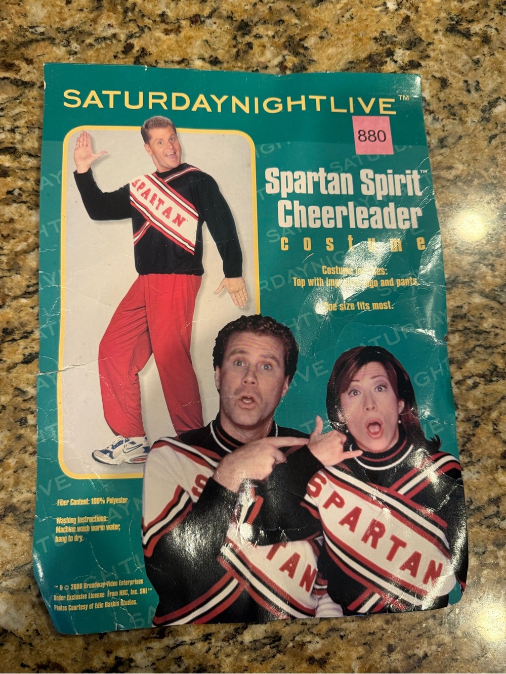 Saturday Night Live Spartan Cheerleader Costume SNL Cosplay Outfit One size